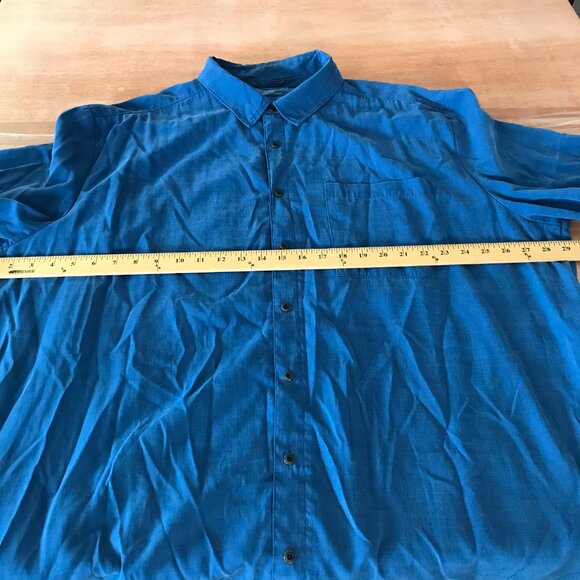 5.11 Tactical Shirt Men 2XL Blue Button Snap Up Pocket Short Sleeve Collared - Picture 6 of 11